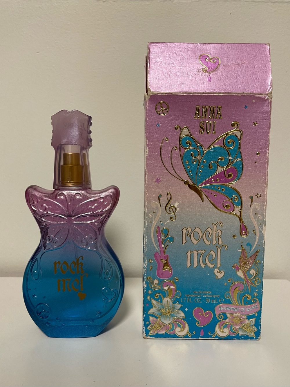 Vintage Anna Sui Rock Me! Summer of Love Eau de Toilette